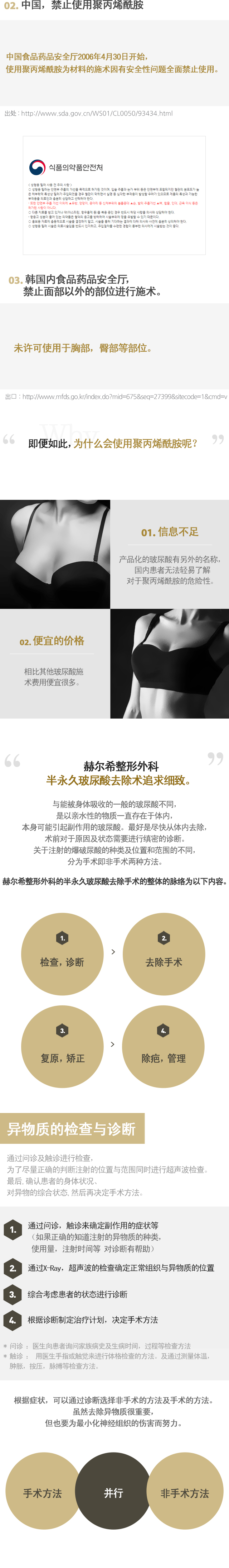 注射半永久玻尿酸后的变化过程 / 半永久玻尿酸的副作用的危险性